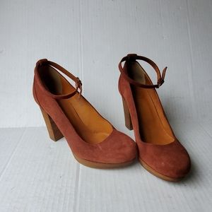 Madewell 1937 Footwear Ankle Strap Pump 7.5
